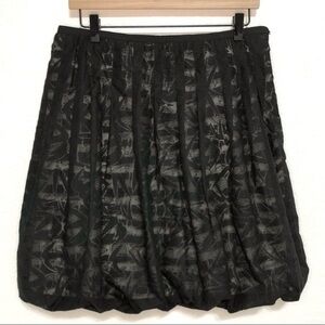 CYNTHIA STEFFE BLACK LACE BUBBLE SKIRT 10